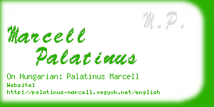 marcell palatinus business card